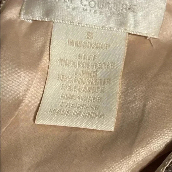 M M Couture Gold Sequin Sleeveless Dress Size Small
New Years, Christmas Party - Picture 3 of 3